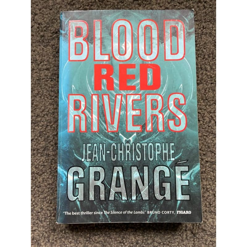 Blood red rivers - jean-christophe grange - print books book - condition: used - fiction - thriller printed media