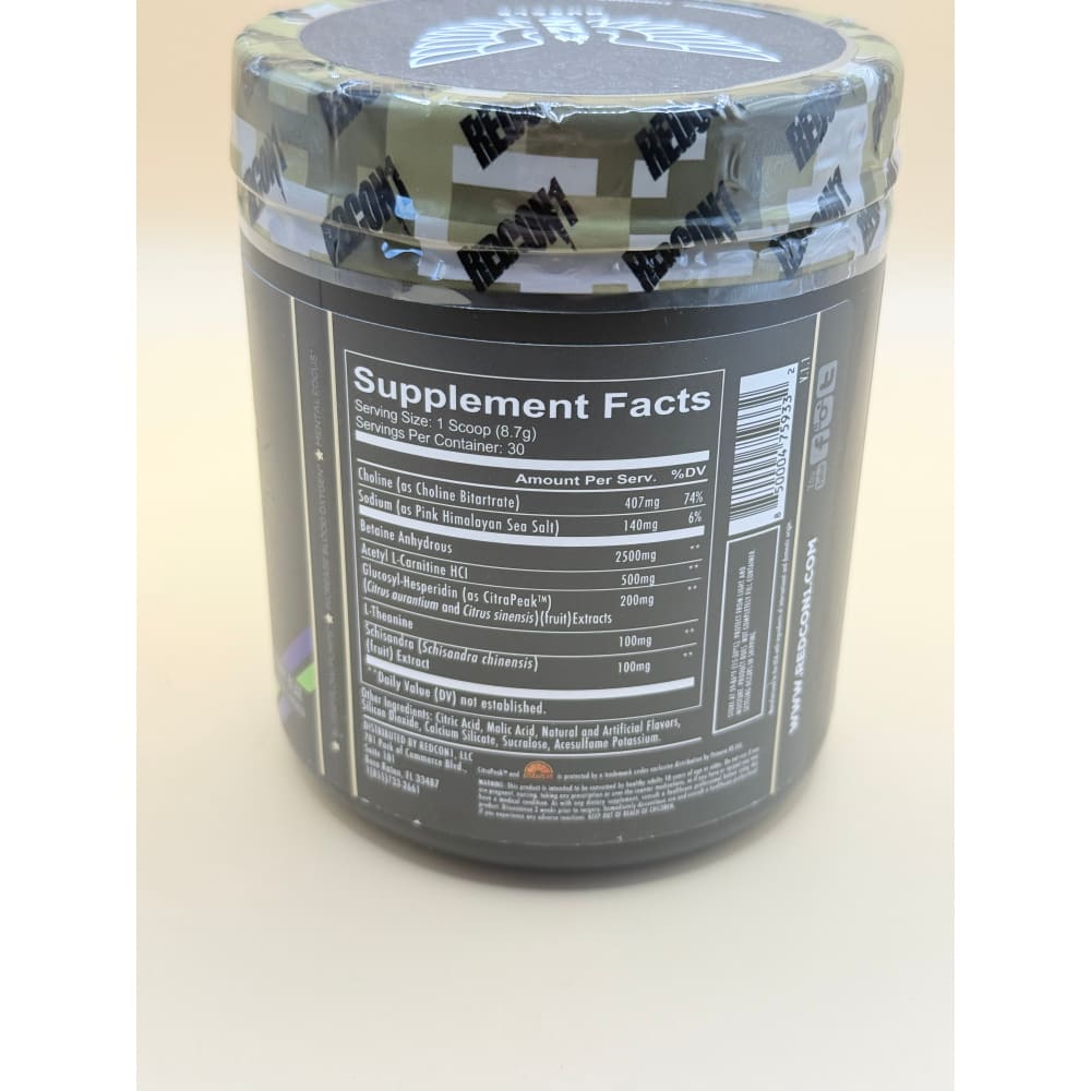 Redcon1 big noise non stim preworkout sour gummy bear 30 servings - herbal supplements health and wellness
