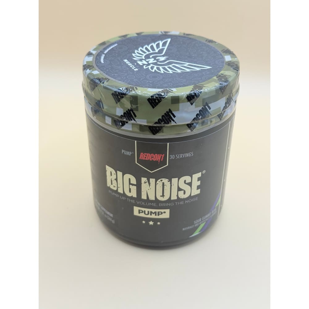 Redcon1 big noise non stim preworkout sour gummy bear 30 servings - herbal supplements health and wellness