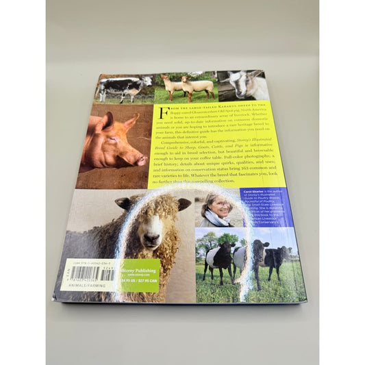 Storey’s illustrated breed guide to sheep goats cattle and pigs by carol ekarius - print books condition: used printed