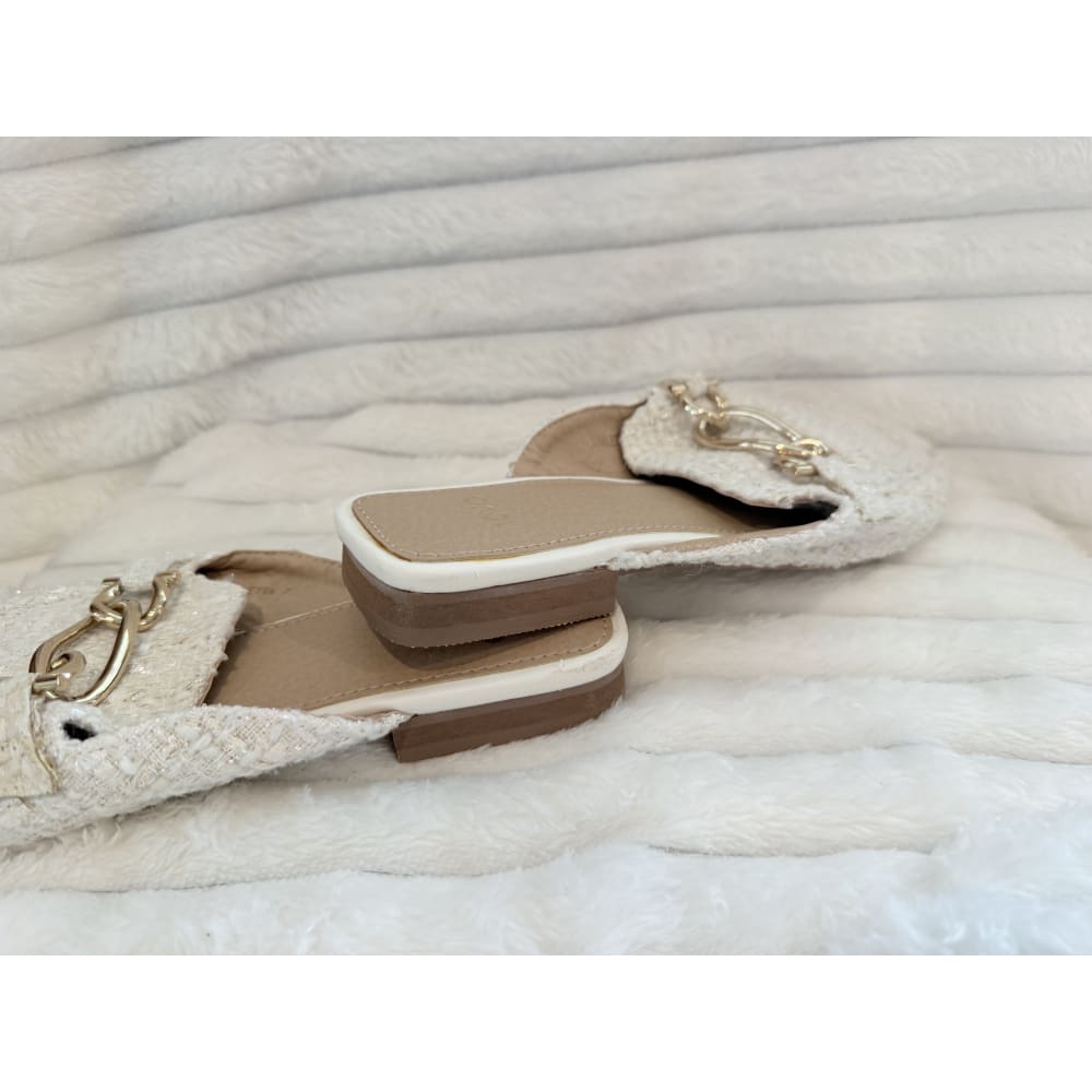 Novo size 7 chain mules - slippers women’s shoes
