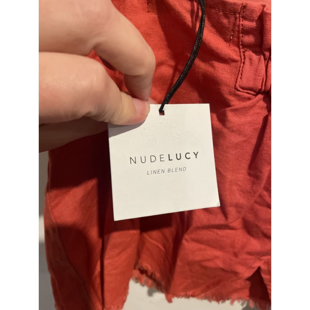 Bnwt nude lucy australia size s linen blend top - clothing tops clothing & fashion - crop top - top womenās apparel