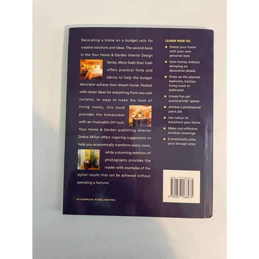 More dash the cash - a do it yourself guide to home decorating - print books book - lifestyle printed media