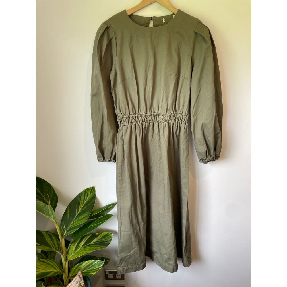 Oasis size 10 heavy cotton dress – brand new cut label - dresses bnew label cut branded clothing - clothing & fashion
