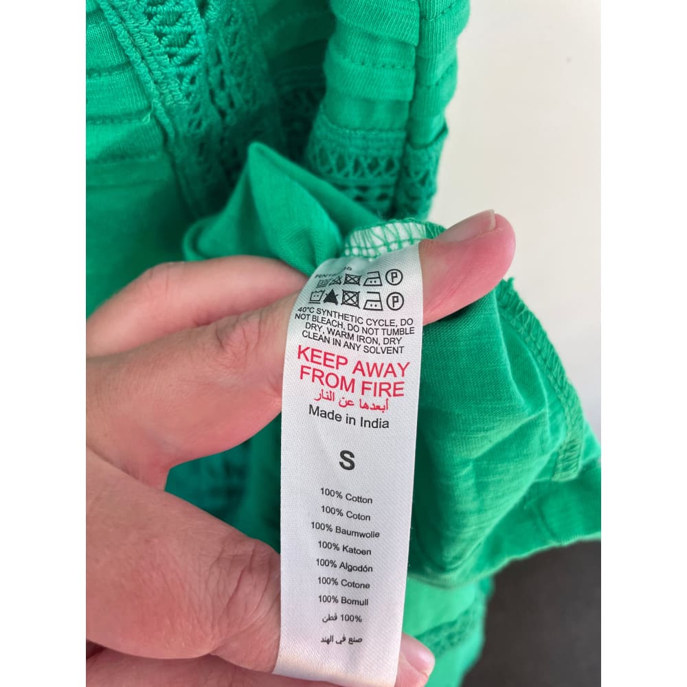 Oasis slub cotton maxi dress – size 10 (brand new cut-label has tear at back) - dresses bnew label cut branded clothing