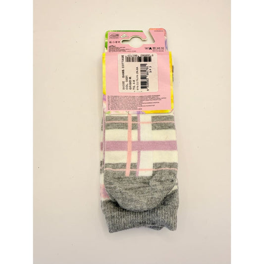 Omsä size 27–32 serenella fantacotton girls’ patterned socks grigio mix - socks women’s shoes