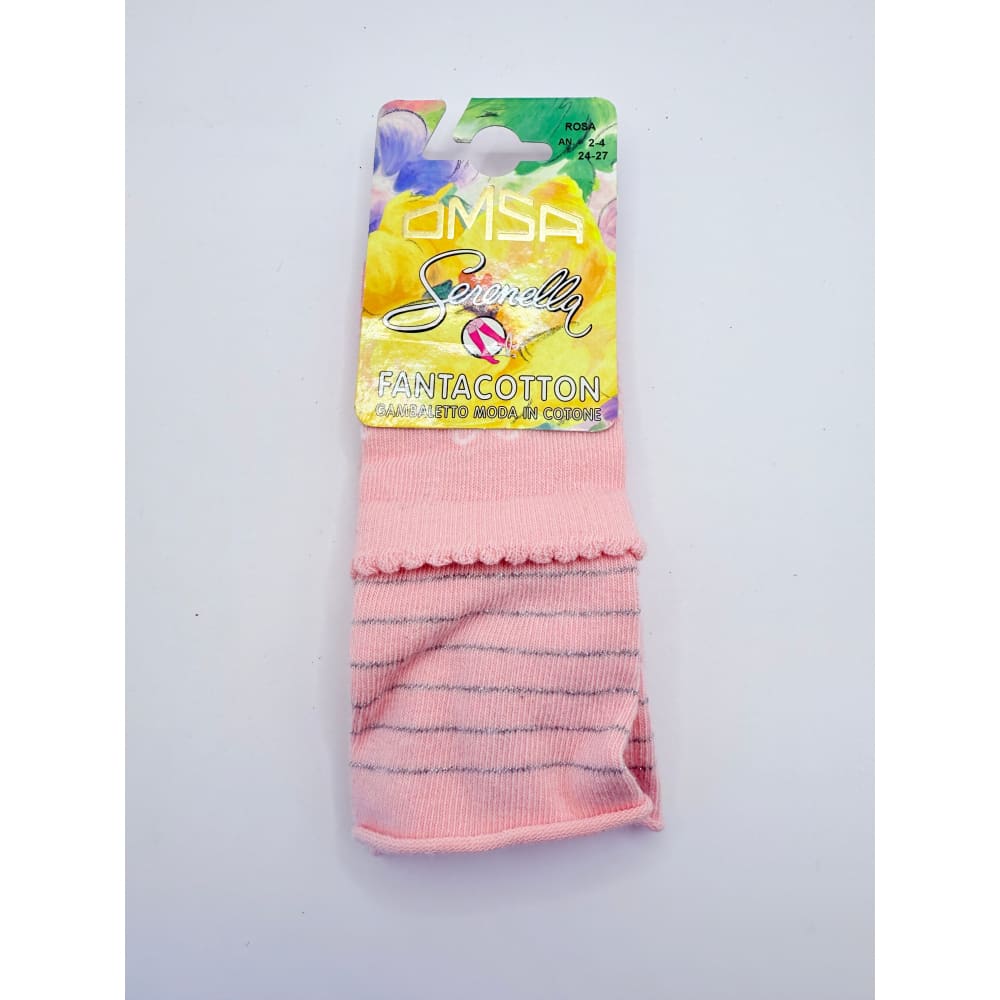 Omsä size 24-27 serenella fantacotton girls’ fashion socks rosa - socks women’s shoes