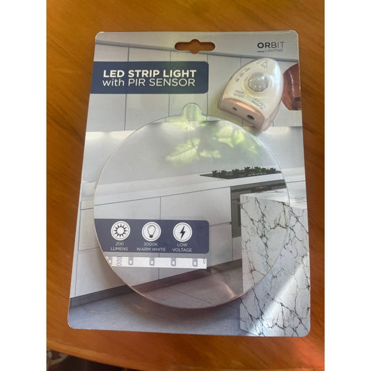 Orbit lighting led strip light with pir sensor 1.2m - cabinet light fixtures electronics & accessories electronics