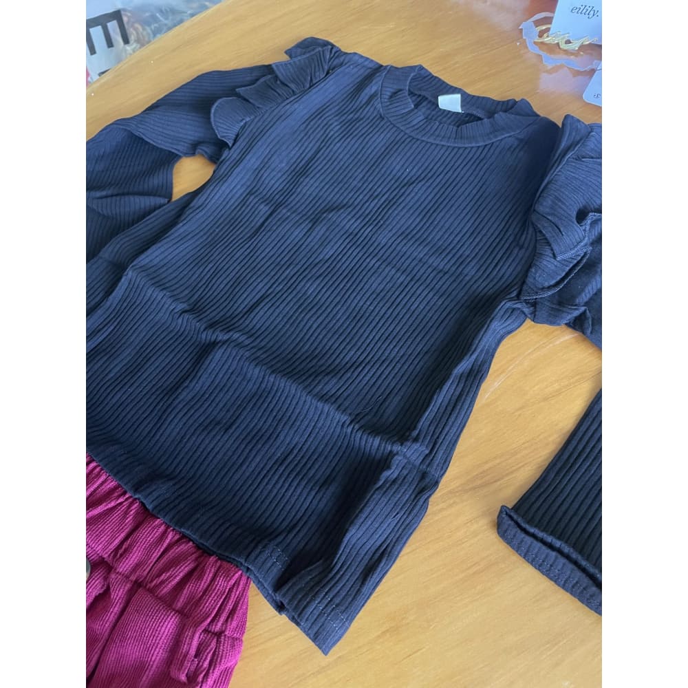 Brand new shein kids size 6-7y ribbed top and skirt - outfit sets baby clothing - clothing & fashion - kids - set