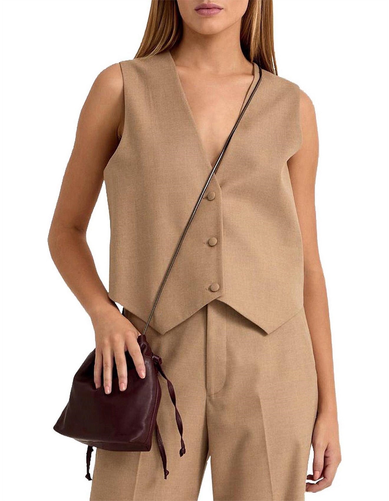 Oxford vienna eco suit vest – one size - vests top women’s apparel