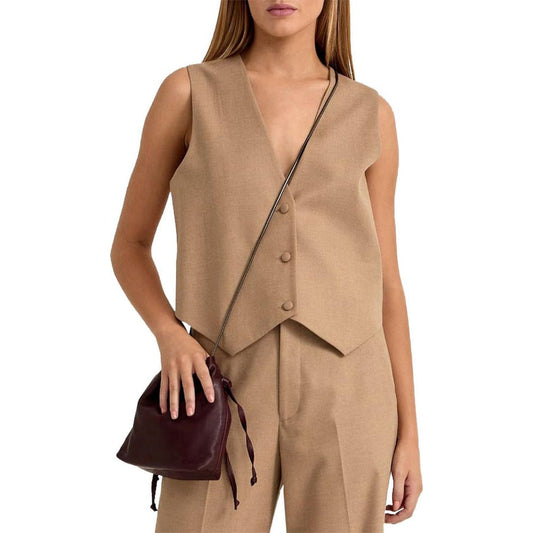 Oxford vienna eco suit vest – one size - vests top women’s apparel