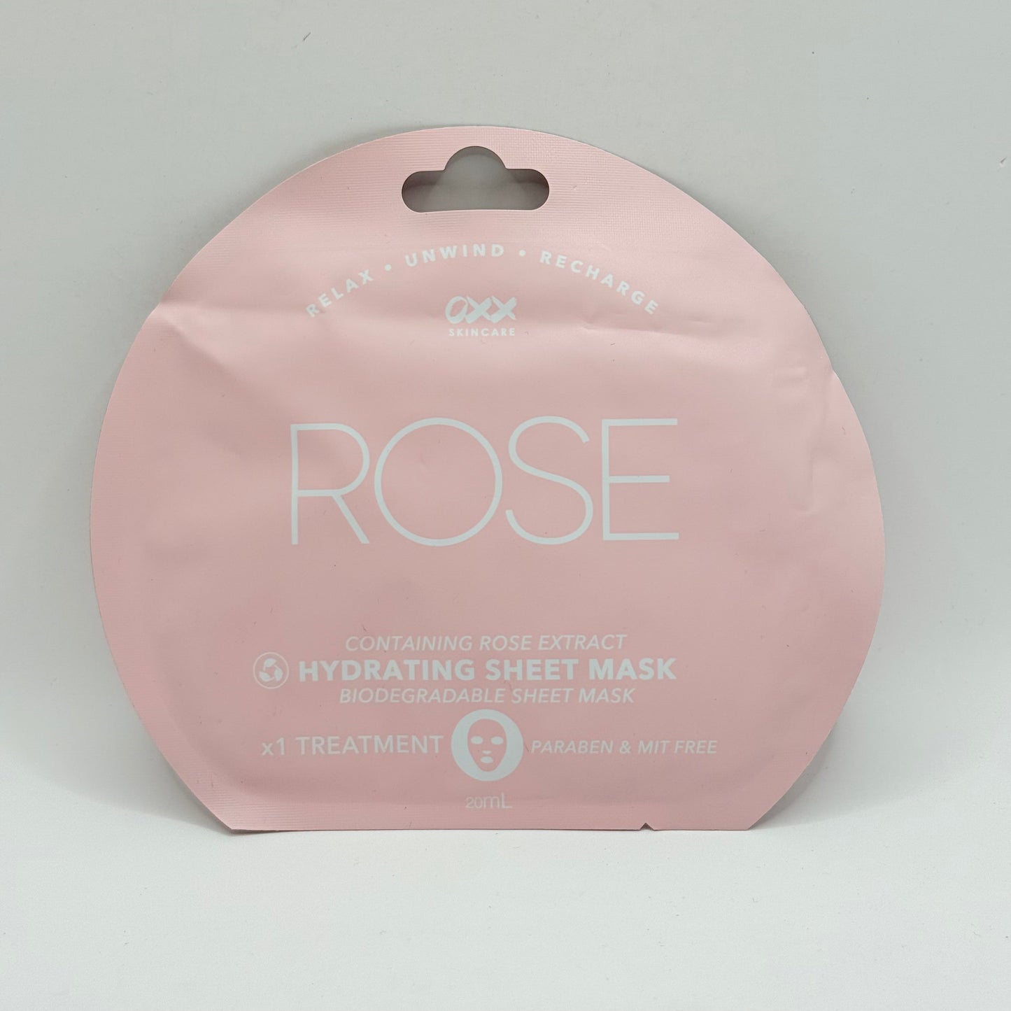 Oxx skincare rose hydrating sheet mask 20ml - skin care masks & peels health and wellness
