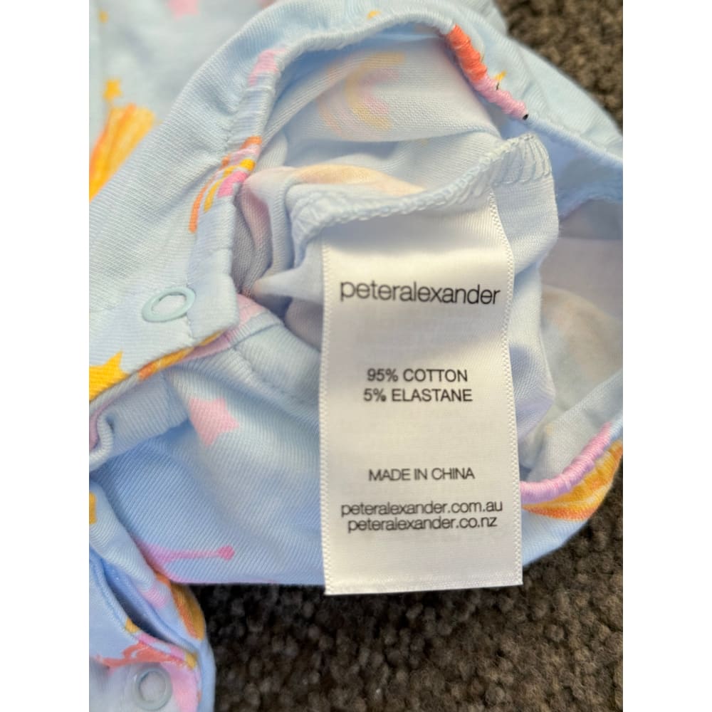 Peter alexander size 6-9m unicorn romper rrp $39.99 - baby one-pieces baby clothing