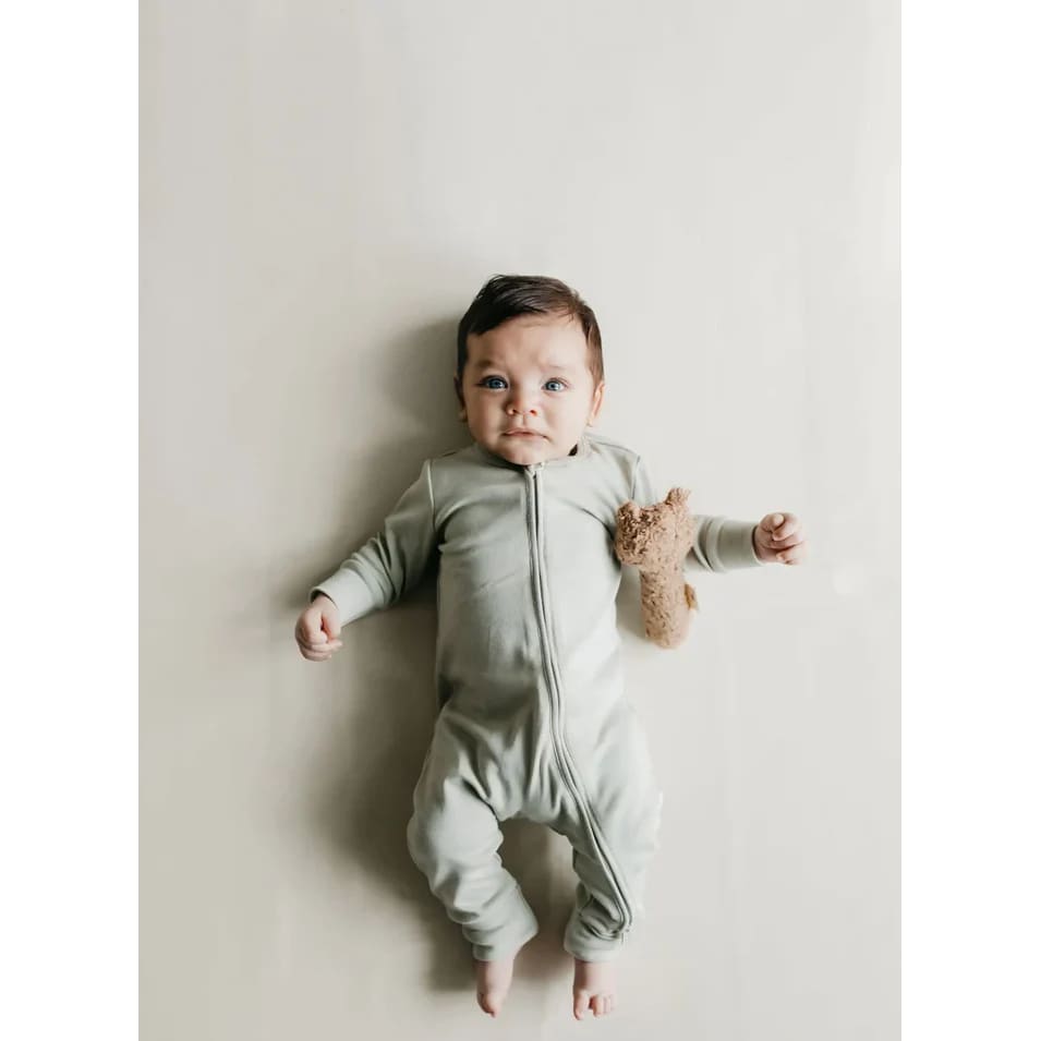 Jamiekay size 2yr pima cotton frankie zip onepiece - baby & toddler sleepwear baby clothing