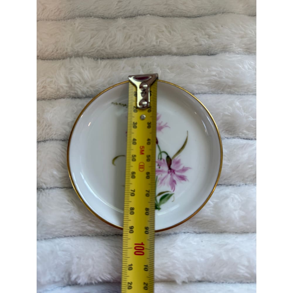 Vintage rosenthal handmalerei gold rim butter pat plate painted by a. Schuster - decorative plates condition: used