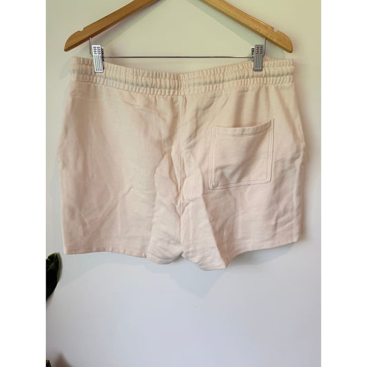 Asos design size xl unisex shorter length slim shorts in pink tint - jogger shorts bottom women’s apparel