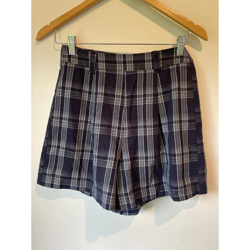 Plaid shorts – size s / 8 (cut-label) - short trousers bnew label cut branded clothing - bottom - clothing & fashion