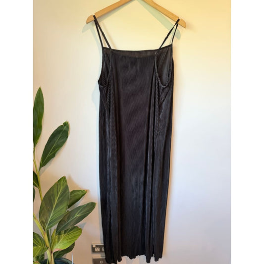 Shein curve size 2xl black pleated cami dress - dresses top women’s apparel