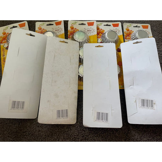 Plusmix disposable cake moulds 3 pieces x 9 packs - kitchen molds home&living materials