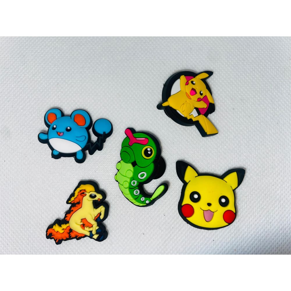 5x pokemon shoe charms for clogs - 4 - shoe accessories clogs - shoe accessories - shoe charms fashion accessories