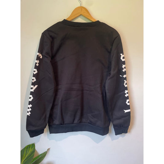 Shein black sweater shirt - size small - clothing tops clothing & fashion - men - sweater - sweaters men’s apparel