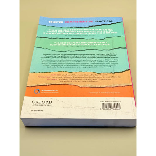 Business research methods by emma bell alan bryman harley - print books printed media