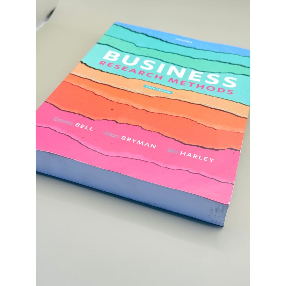 Business research methods by emma bell alan bryman harley - print books printed media