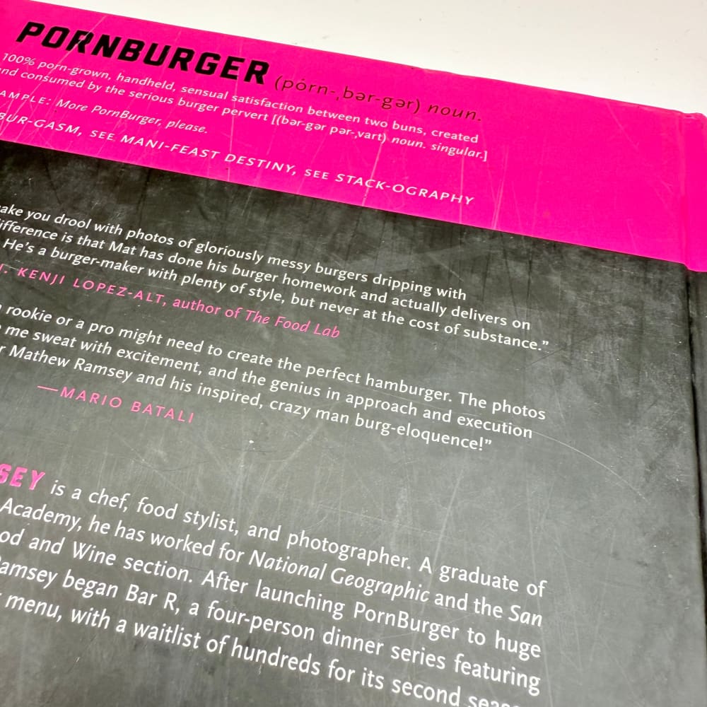 Pornburger by mathew ramsey - print books printed media
