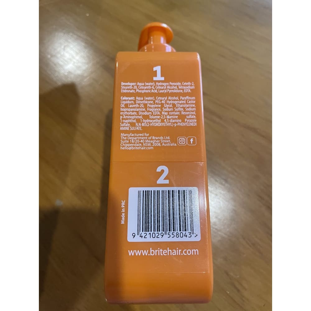 Brite clean colour - copper - hair color hair - hair care & styling - hair color - hair products women’s beauty product