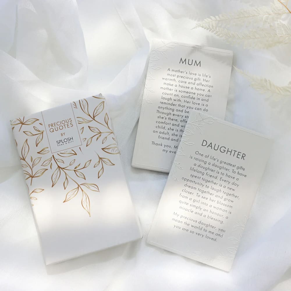 Splosh precious quote plaque - precious daughter - decorative plaques home&living materials