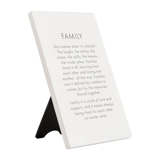 Splosh precious quote plaque - family - decorative plaques home&living materials
