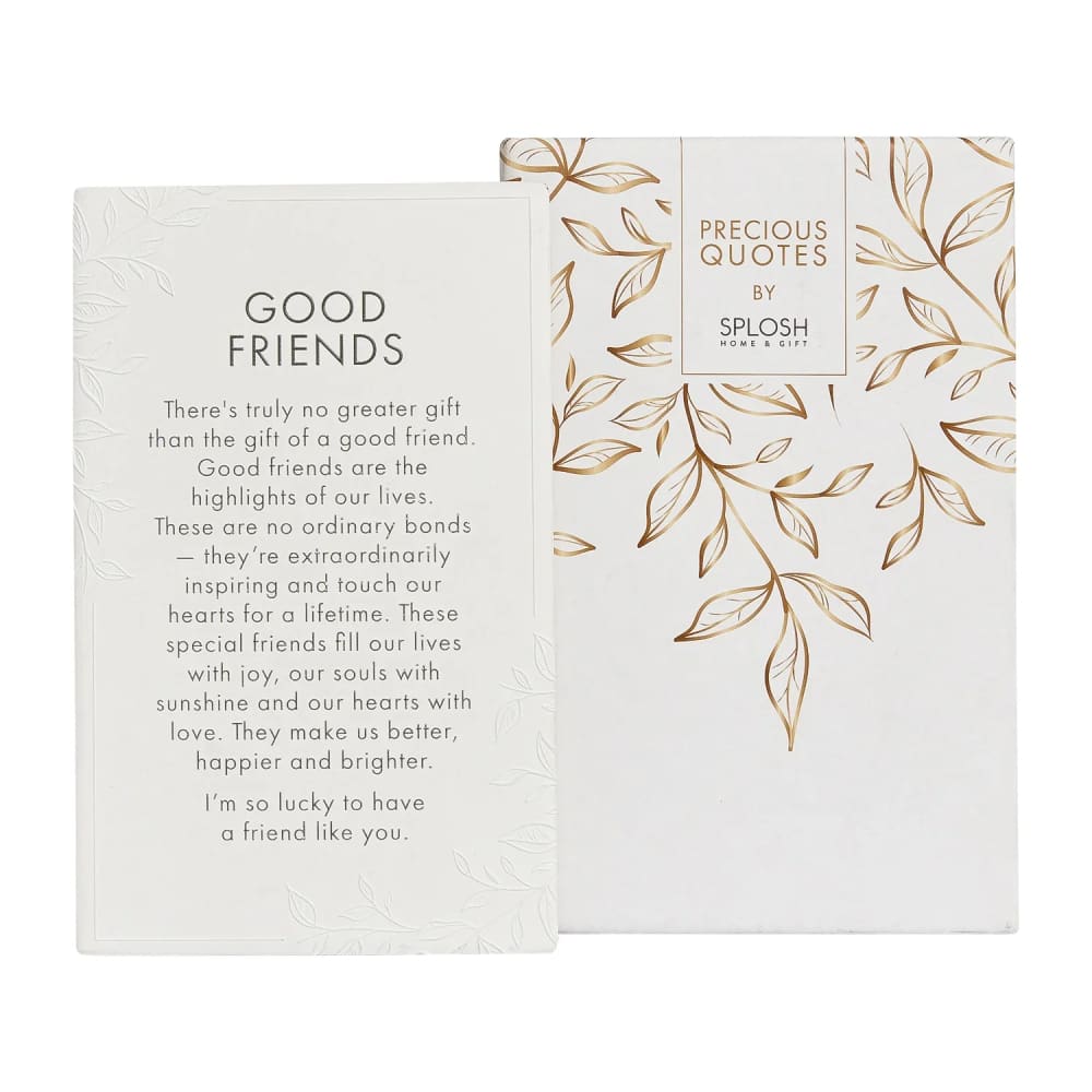 Splosh precious quote plaque - good friends - decorative plaques home&living materials