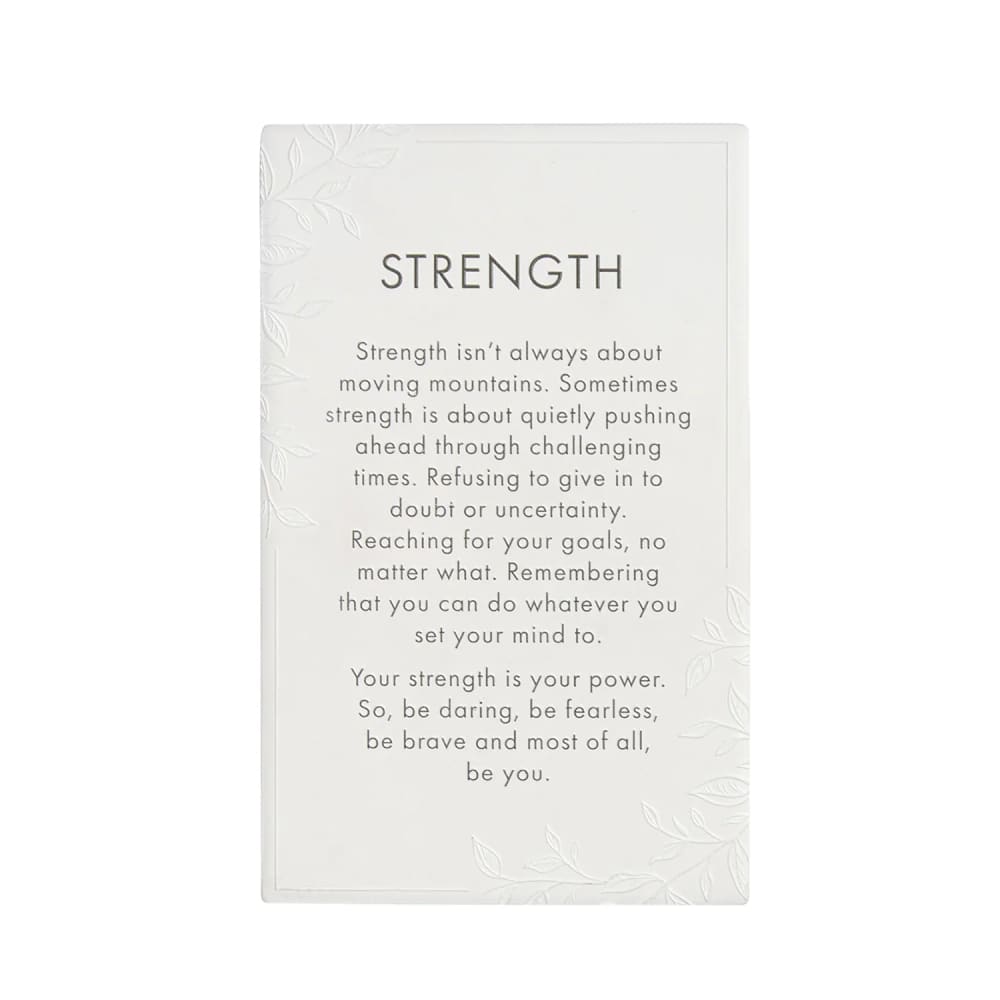 Splosh precious quote plaque - strength - decorative plaques home&living materials