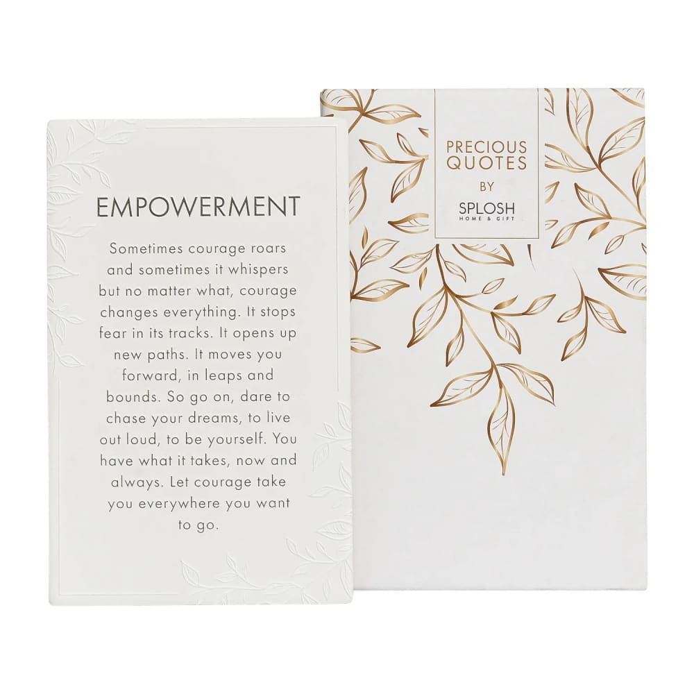 Splosh precious quote plaque - empowerment - decorative plaques home&living materials