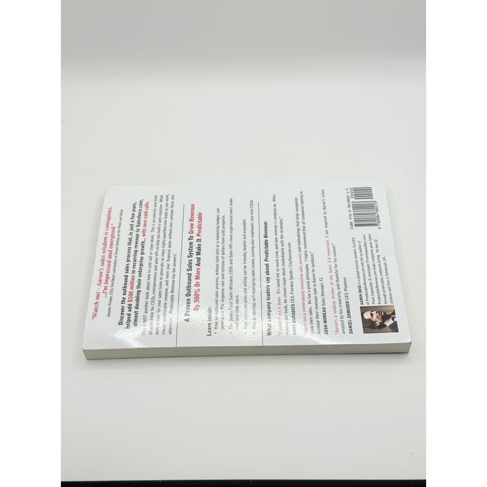 Predictable revenue: turn your business into a sales machine - print books condition: used printed media