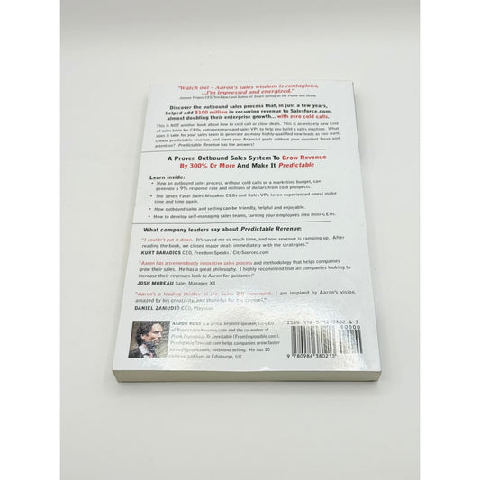 Predictable revenue: turn your business into a sales machine - print books condition: used printed media