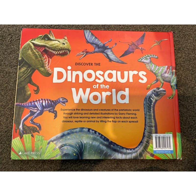 Discover the dinosaurs of the world - garry fleming - print books book - childrenās - condition: used - non-fiction
