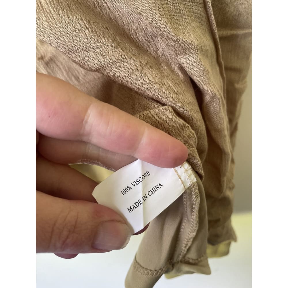 Cherrylane size 8 double layer viscose top - tank tops clothing & fashion - sleeveless - top womenās apparel