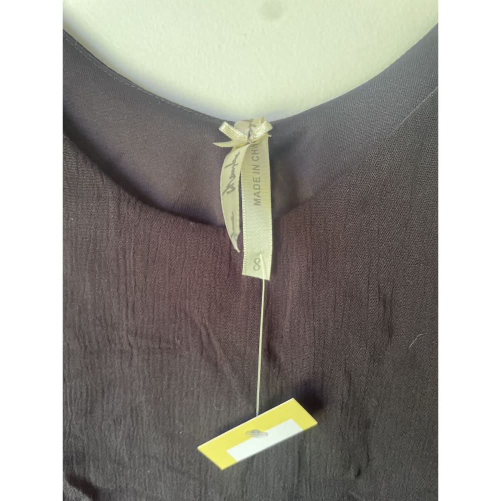 Cherrylane size 8 double layer viscose top - tank tops clothing & fashion - sleeveless - top womenās apparel
