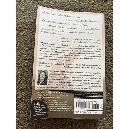 Ahab’s wife: or the star-gazer by sena jeter naslund - print books condition: used printed media