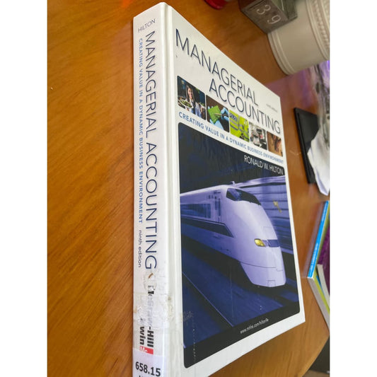 Managerial accounting - ronald w. Hilton - print books accounting - book - business - condition: used printed media