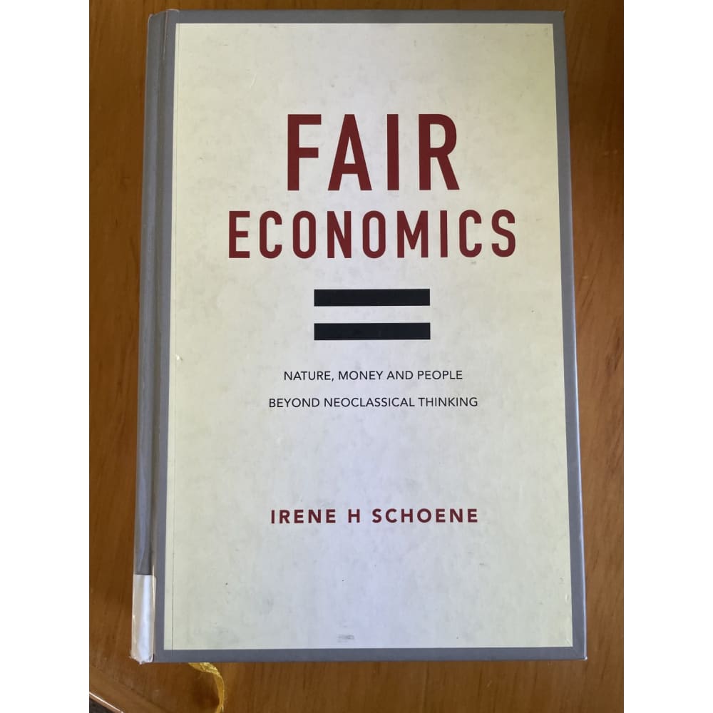 Fair economics - irene h schoene - print books book - condition: used - economics - non-fiction printed media