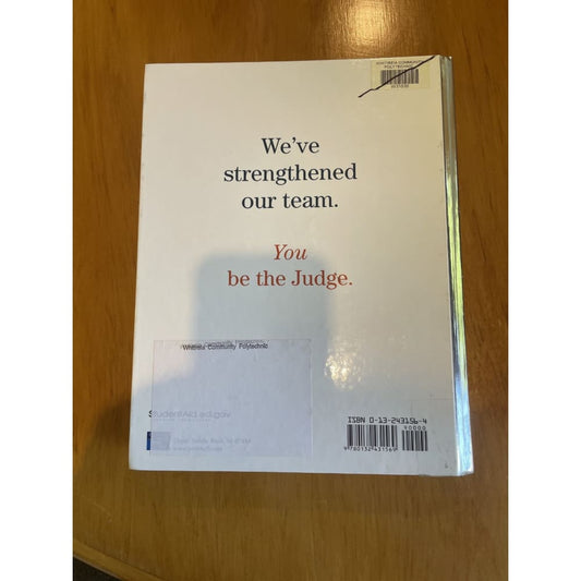 Organizational behavior 12 - robbins / judge - print books book - business - condition: used - management printed media