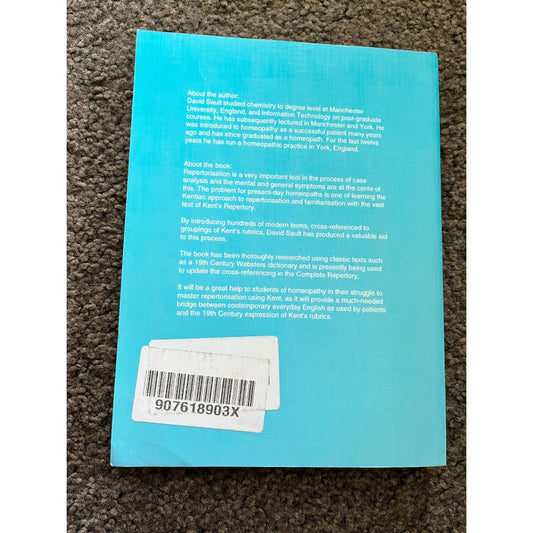 A modern guide and index to the mental rubrics of kent’s repertory by david sault - print books printed media