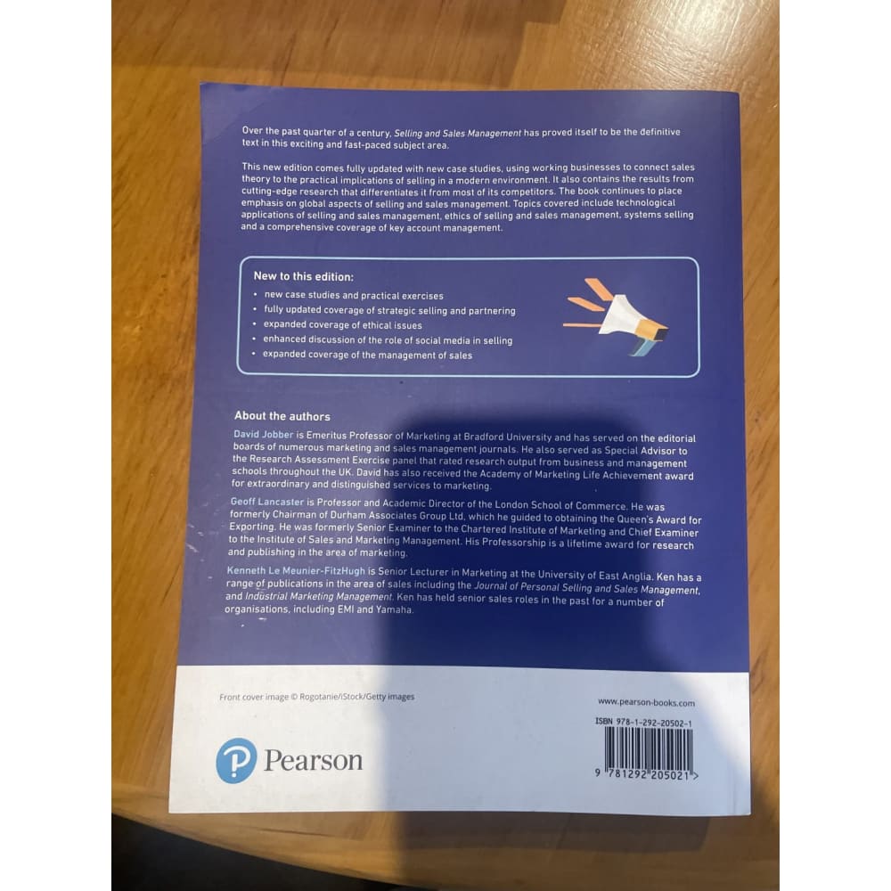 Selling and sales management - eleventh edition - print books book - business - management printed media