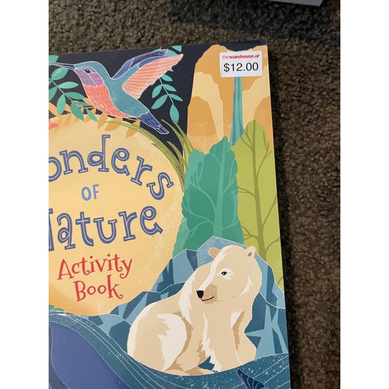 Brand new wonders of nature activity book - print books activity book - book - children’s printed media