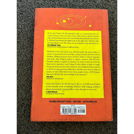 A survival guide to the misinformation age: scientific habits of mind by david j. Helfand - print books printed media