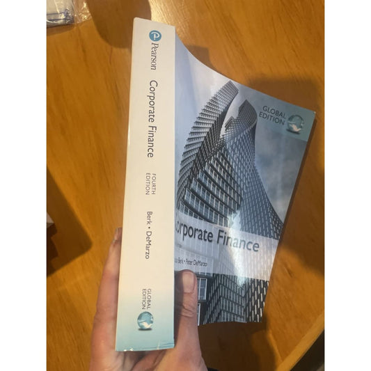 Global edition corporate finance fourth edition - print books academic - book printed media