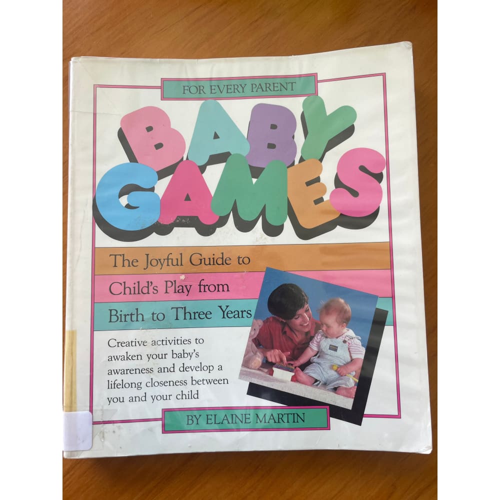 Baby games - for every parent - print books book - condition: used - parenting printed media