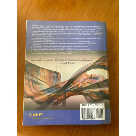 Interaction design: beyond human-computer interaction - print books book - condition: used - technology printed media